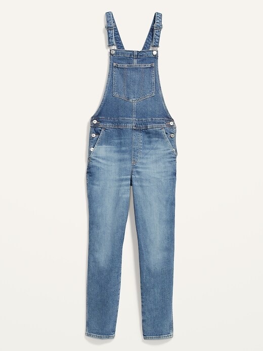 Old Navy Classic Light Wash Straight Leg Denim Overalls